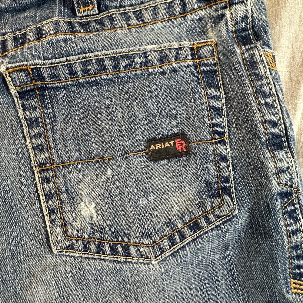 Ariat Work Men's M4 Jeans Flame Resistant Sz 35/34 - Picture 9 of 16